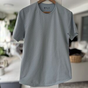 Bylt - Men's Blue Polka Dot Shirt